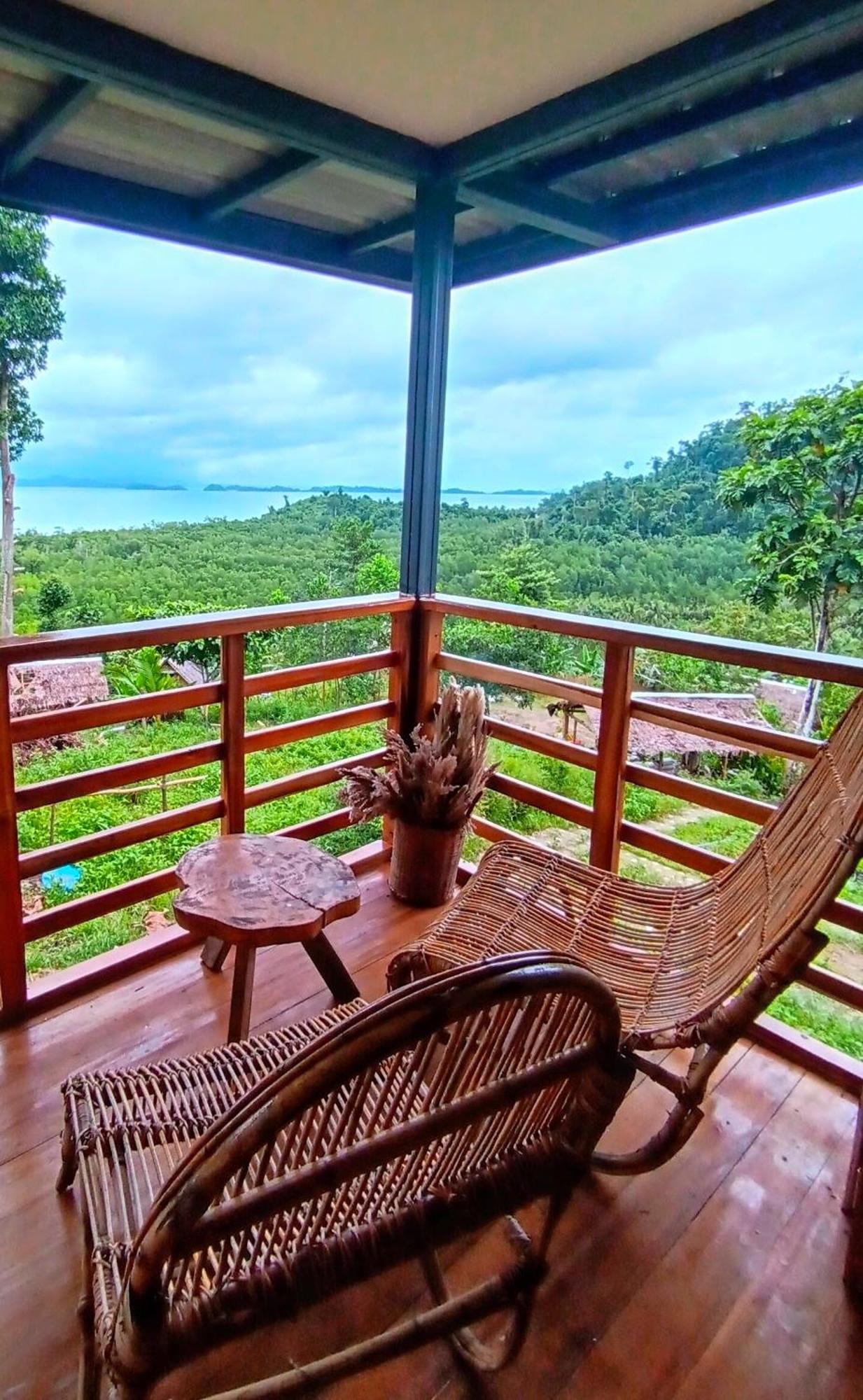 The View - Jungle Lodges - Port Barton San Vicente  Exteriör bild